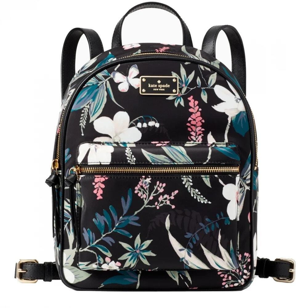 Kate Spade Wilson Road Botanical Small Bradley Backpack NWT Floral Nylon